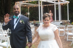 Paul and Katie, happily married.